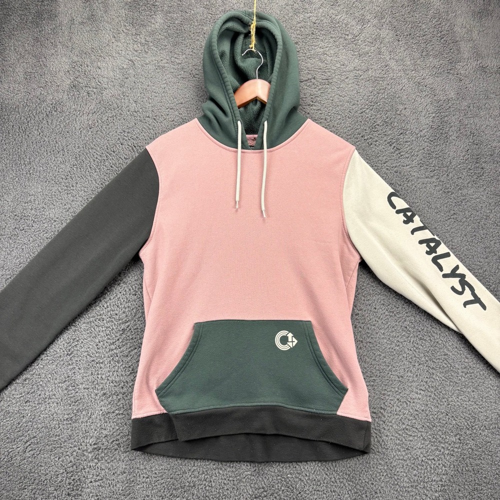 Trademark‎ Bklyn Catalyst Color Block Hoodie Sweatshirt Mens Size M
